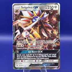 Solgaleo GX 89/149 Sun & Moon Base Set Ultra Rare Holo Pokemon NM - Image 1