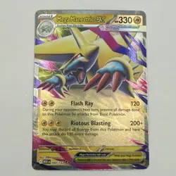 Pokemon TCG Mega Manectric ex 050/132 NM ME01: Mega Evolution Holo - Image 2