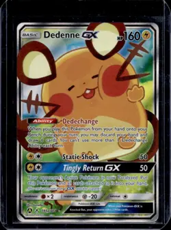 2019 Pokemon SM Unbroken Bonds Dedenne GX Promos #195a /214 - Image 1