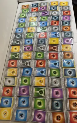 Huge Lot Of 80 Sealed Pokemon Energy Packs. TCG Various Sets, New Sealed 14.5lbs - Image 2
