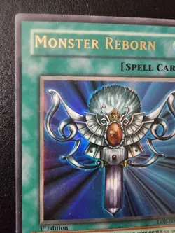 Yu-Gi-Oh! Monster Reborn, LOB-E096, 1st Edition, Vintage, Ultra Rare - Image 2