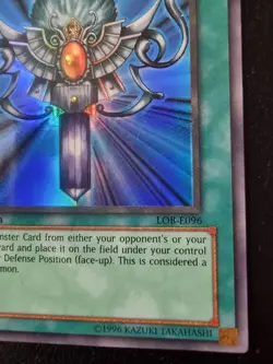 Yu-Gi-Oh! Monster Reborn, LOB-E096, 1st Edition, Vintage, Ultra Rare - Image 5