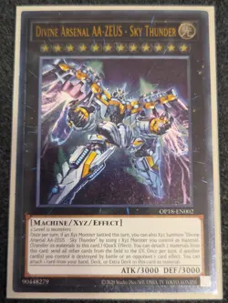 Divine Arsenal AA-ZEUS - Sky Thunder - OP18-EN002 - Ultimate Rare - NM - Image 1