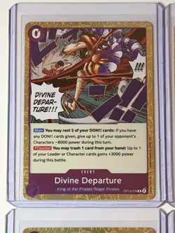 Divine Departure OP13-076 Event 4 Card Play Set Lot One Piece - Image 2