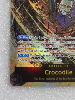 Crocodile OP14-120 Alt Art SEC One Piece TCG English The Azure Sea's Seven NM/M - Image 4
