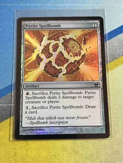 Magic the Gathering MTG Modern Masters PYRITE SPELLBOMB Foil - Image 1