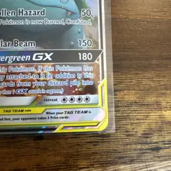Celebi & Venusaur GX Full Art Ultra Rare Holo Team Up 1/181 Pokemon TCG Card NM - Image 5
