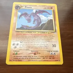 Pokemon TCG Ptera Fossil Rare 15/64 Stage 1 60HP 2000 French Card LP - Image 2