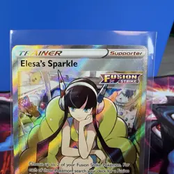 Elesa’s Sparkle ✨ Crown Zenith 147/159 Full Art Ultra Rare Pokemon TCG Card MINT - Image 2