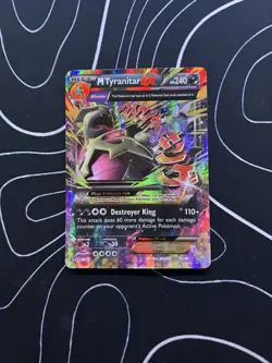 Pokemon TCG Mega Tyranitar EX Card Ancient Origins, 43/98 - Image 1