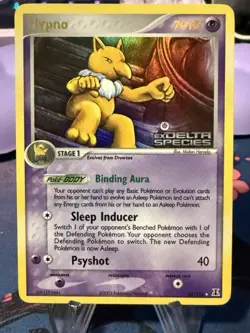 Pokemon Card - Hypno Delta Species 23/113 Rare Reverse Holo Stamped - Image 1