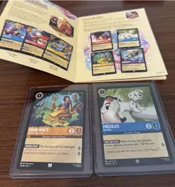 Disney Lorcana Quest Card Lot EPCOT Festival Arts 2026 13 Cards, Completed Book - Image 1