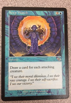 MTG - KEEP WATCH - 1X - JUDGMENT - COMMON - INSTANT - LP - Image 1