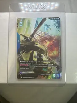 The-O GD03-002 LR+ Alt Art Steel Requiem Gundam TCG Card Game CCG English NM - Image 1