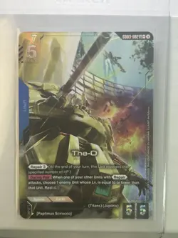The-O GD03-002 LR+ Alt Art Steel Requiem Gundam TCG Card Game CCG English NM - Image 2