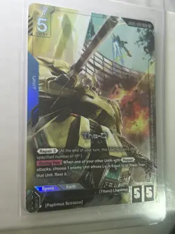 The-O GD03-002 LR+ Alt Art Steel Requiem Gundam TCG Card Game CCG English NM - Image 4
