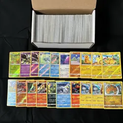 600+ Pokemon Card Bulk Lot: Sun & Moon Holo/Reverse Holo And Non Holo Rares - Image 1