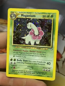 Meganium 11/111 10/111 Neo Genesis 2000 Holo Vintage Pokemon Card Lot WOTC - Image 4