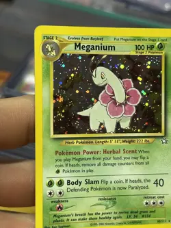 Meganium 11/111 10/111 Neo Genesis 2000 Holo Vintage Pokemon Card Lot WOTC - Image 5