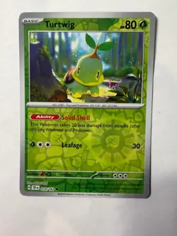Turtwig SV05: Temporal Forces 010/162 NM English Pokemon Card - Image 1