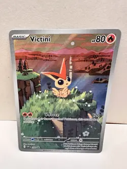 VICTINI 208 SV: SCARLET & VIOLET PROMO CARDS HOLO POKEMON TCG PROMO - Image 1