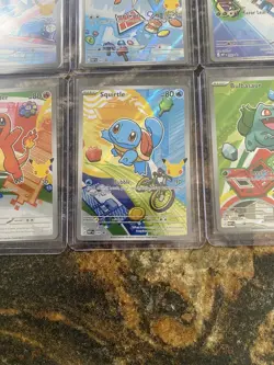 30th First Partner Promos Set Charmander, Squirtle, Bulbasaur 2X 9 Cards Total - Image 4