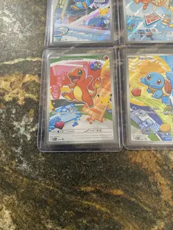 30th First Partner Promos Set Charmander, Squirtle, Bulbasaur 2X 9 Cards Total - Image 5