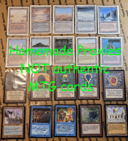 Bulk MTG Proxies ~2500+ CARDS w/ Sleeves Power 9 Dual Fetch Lands Commander Cube - Image 1