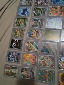 Pokemon TCG Foil Card Lot 50 Cards English Illustration/Double Rare and Trainers - Image 2