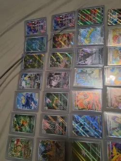 Pokemon TCG Foil Card Lot 50 Cards English Illustration/Double Rare and Trainers - Image 3