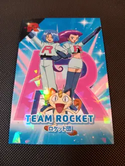 Pokemon Team Rocket Meowth #1 Cracked Ice Holo Rocket Card Database Set Peru - Image 3