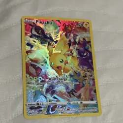 Pokemon Pikachu 160/159 Crown Zenith Full Art Holo Secret Rare Card - Image 1