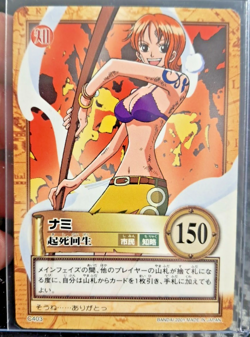 BANDAI One Piece Hyper Battle NAMI SCARCE C403 EARLY CARD VINTAGE LUFFY CREW - Image 1