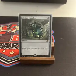 1x Emerald Medallion Moderate Play MTG Magic - Kid Icarus - - Image 1