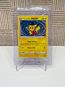 Pokemon Card Special Delivery Pikachu SWSH074 Holo Promo Unopened Sealed INVEST - Image 1