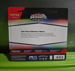 Pokemon NEW Prismatic Evolutions Two Pack Booster Foil Eevee Expansion Card Game - Image 2