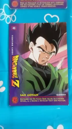 Carte Dragon Ball Z Fighting Cards n° 49 Dbz Panini Gohan - Image 1