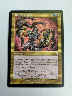 MTG Barrin's Spite SIGNED BY TERESE NIELSEN - Image 1