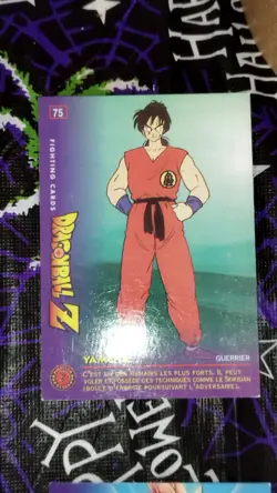 Carte Dragon Ball Z Fighting Cards n° 75 Dbz Panini Yamcha - Image 1