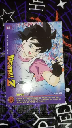 Carte Dragon Ball Z Fighting Cards n° 87 Dbz Panini Videl Bidel - Image 1