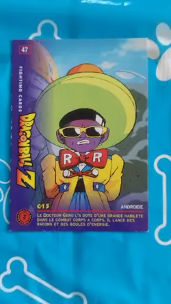 Carte Dragon Ball Z Fighting Cards Non Grattee n 47 Dbz Panini Android Cyborg 15 - Image 1