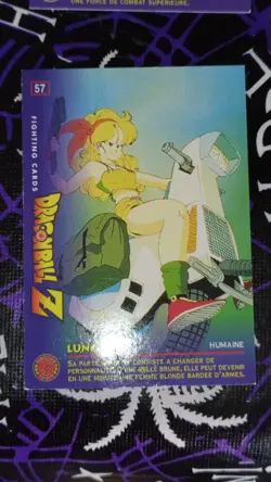 Carte Dragon Ball Z Fighting Cards n° 57 Dbz Panini Lunch Launch - Image 1
