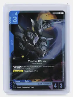 Delta Plus Gundam Card Game #G001-006 Rare - Image 1