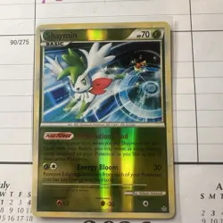 Pokemon TCG Shaymin Reverse Holo 2010 Unleashed 8/95 Card - Image 1
