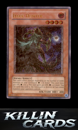 Dark Hunter (UTR) TDGS-EN033 Ultimate Rare The Duelist Genesis YuGiOh Card NM - Image 1