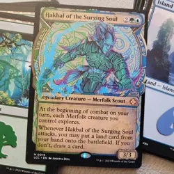Hakbal of the Surging Soul Mythic MERFOLK Tribal Rare COMMANDER Magic Deck MTG - Image 1