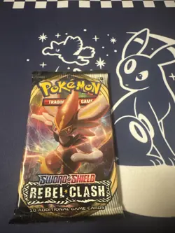 Pokemon Rebel Clash Booster Pack 10 Cards Pack NEW SEALED - Image 1