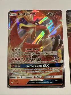 Pokemon HO-OH 2 Card Lot ~ GX EX Holo - Image 2