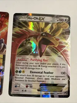 Pokemon HO-OH 2 Card Lot ~ GX EX Holo - Image 3