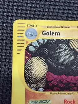 Pokemon TCG Golem Expedition 14/165 Holo E Reader Series 2002 WOTC HP Dmg Card - Image 2